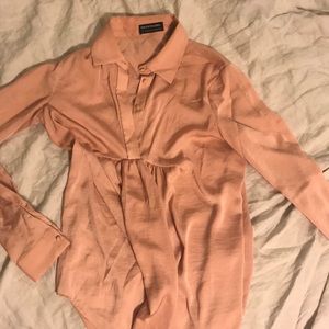 Maternity top - peach